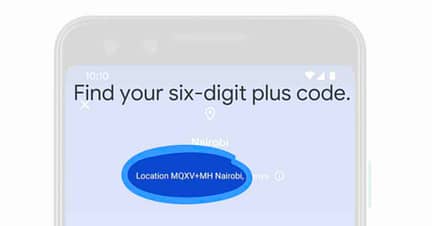 Google Maps allows users to share Plus Codes